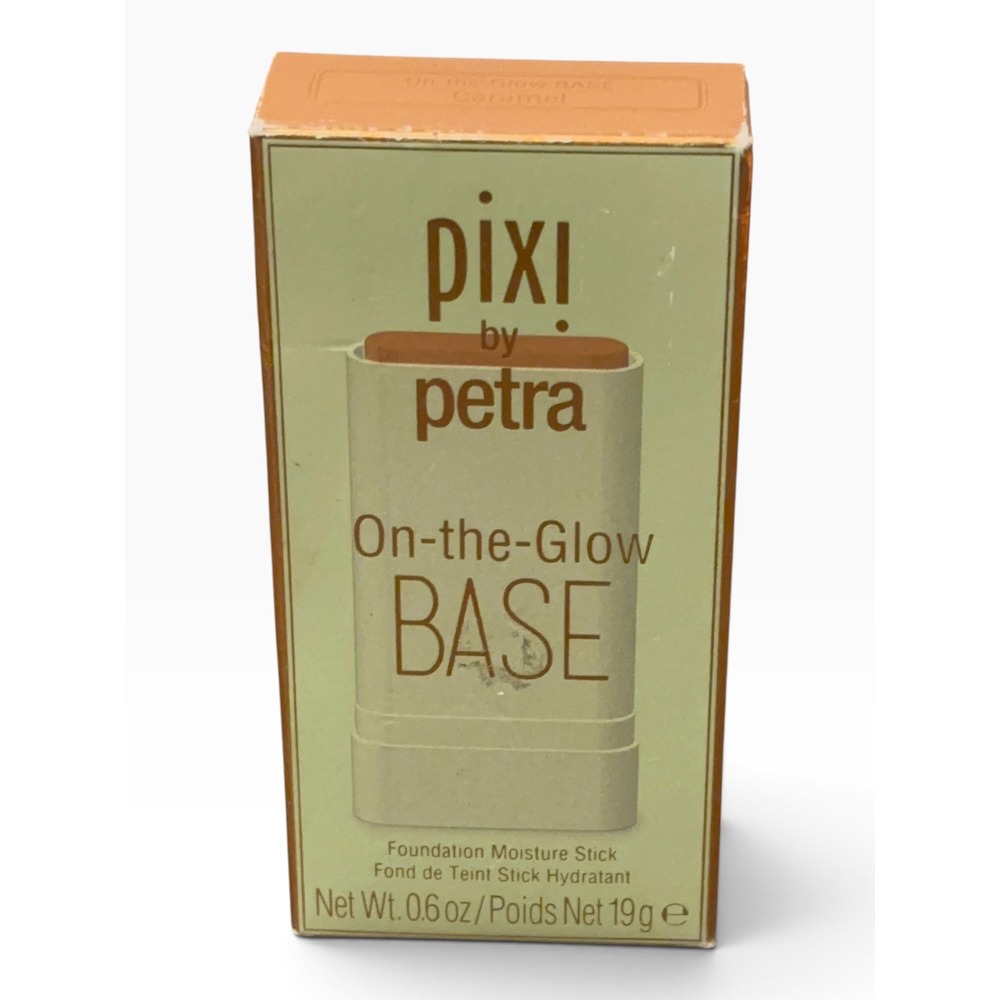Pixi by Petra On-the-Glow Base Foundation Moisture Stick Caramel 0.6oz 19g New